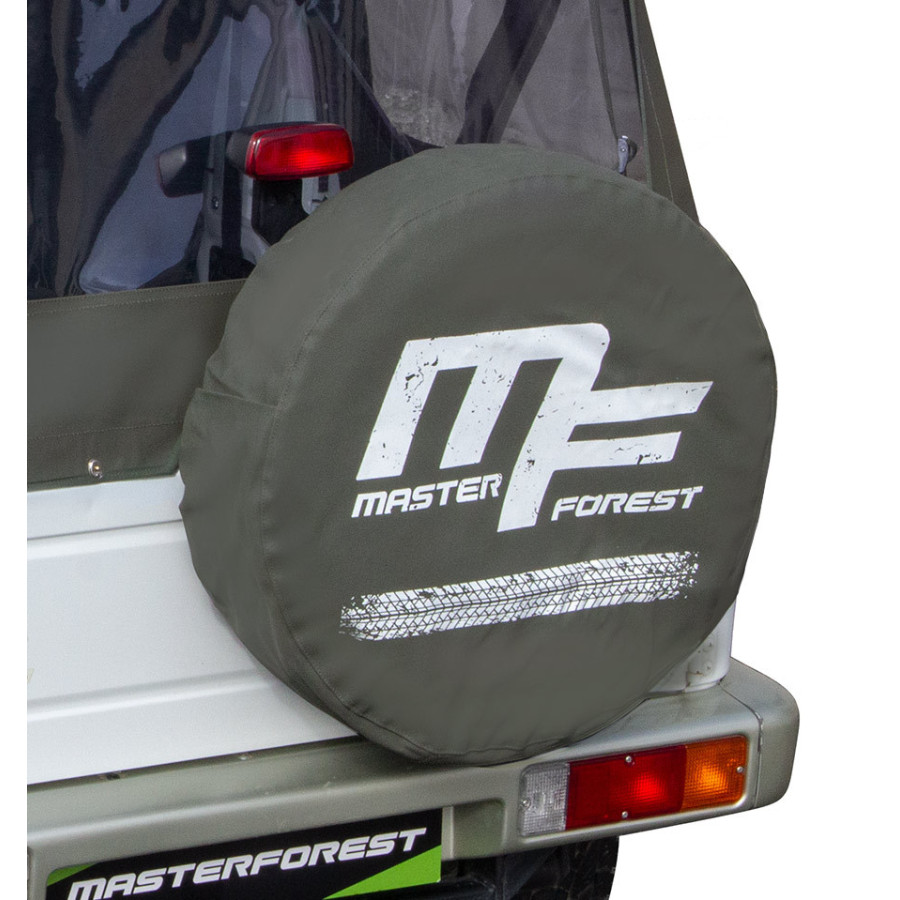 MF Khaki spare wheel cover, 15 inches