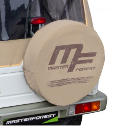MF Sand coloured spare wheel cover, 15 inches