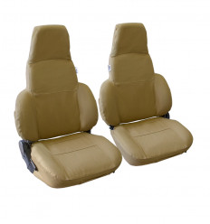 MF Sand-colored front seat covers kit, SAMURAI