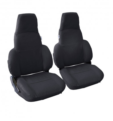 Mf Black Front Seat Covers Kit Samurai Masterforest Pièces Détachées Et Accessoires 4x4 Suzuki Santana - How To Clean Coverking Neoprene Seat Covers