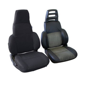 Kit di coprisedili anteriori MF colore nero SAMURAI