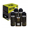 Kit di 4 bottiglie Raptor bianco + pistola regolabile