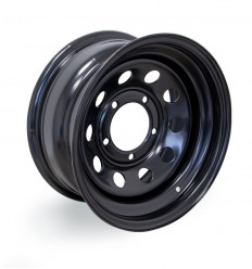 Black modular wheel rim 6x15'' Suzuki Santana 4WD