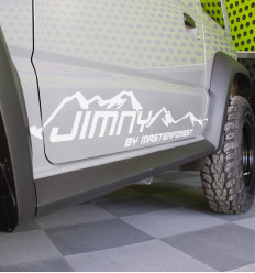 Stickers "Jimny by Masterforest" blanc