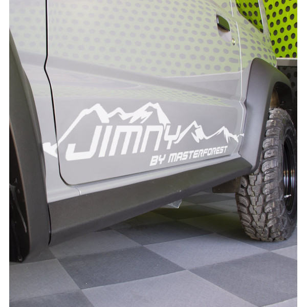 Stickers "Jimny by Masterforest" white