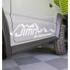 Stickers "Jimny by Masterforest" blanc