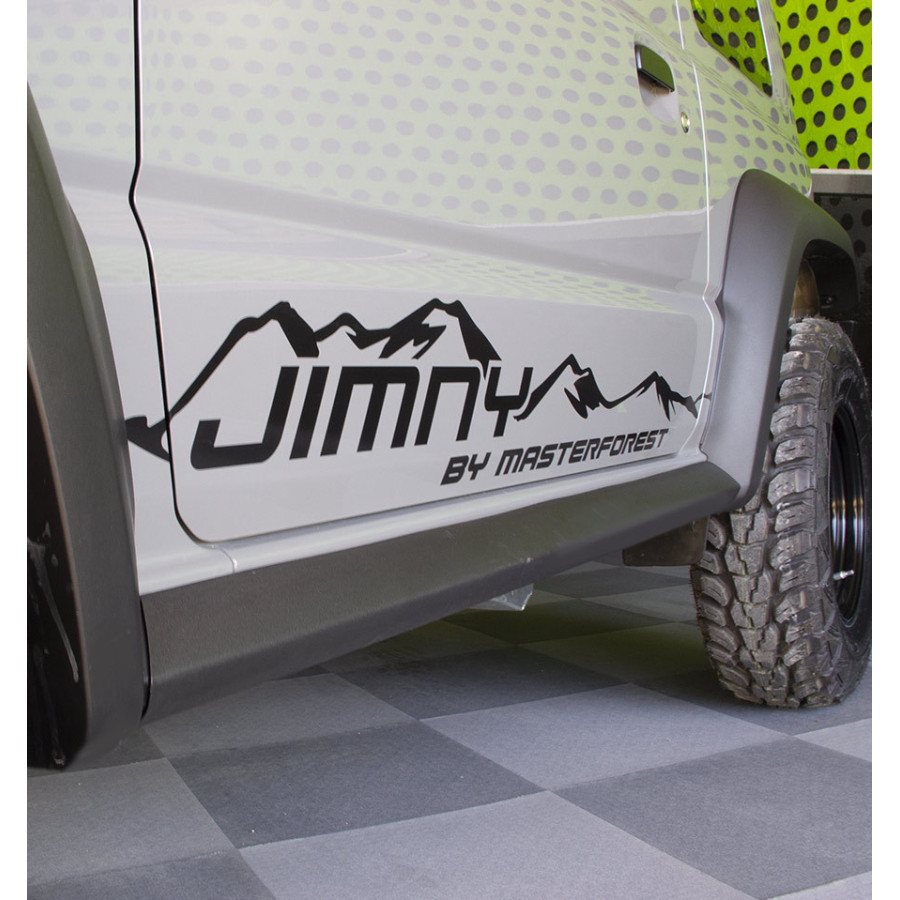 Stickers "Jimny by Masterforest" black