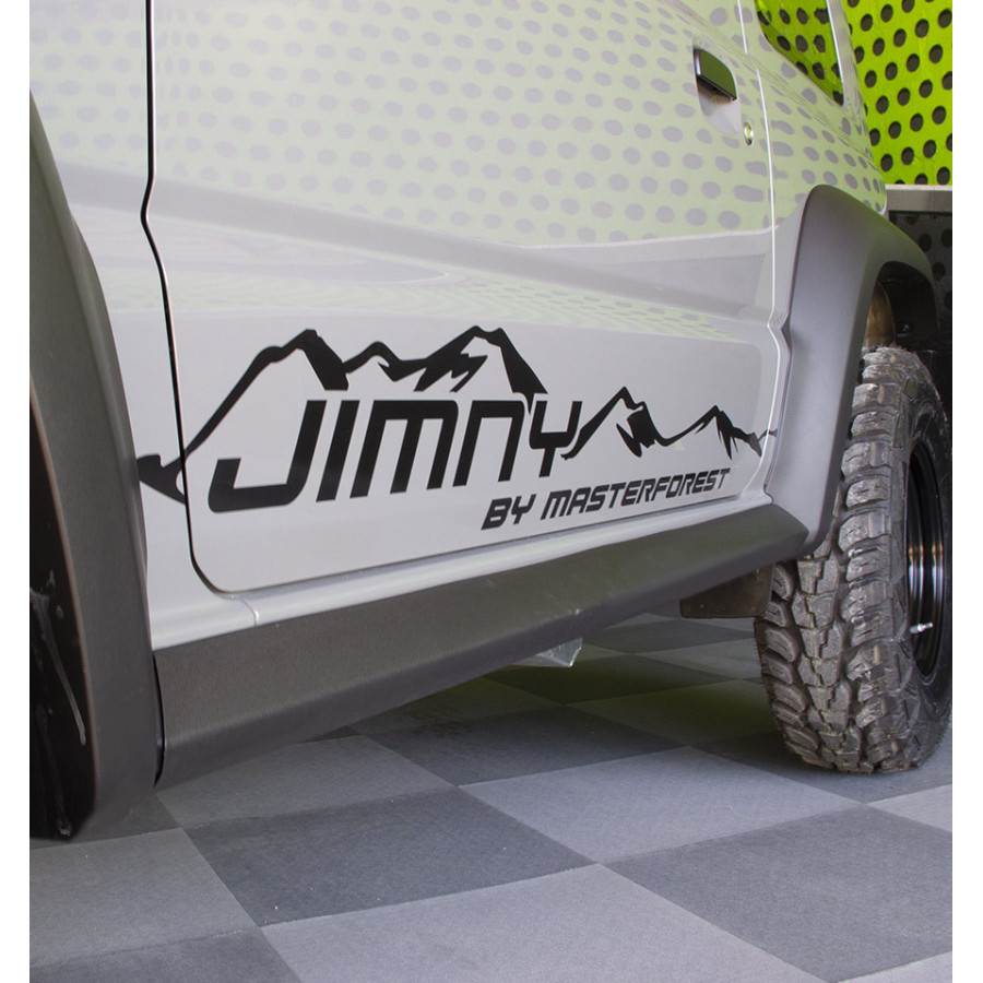 Stickers "Jimny by Masterforest" noir