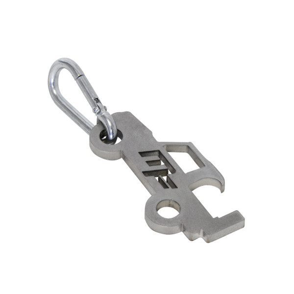 Bottle opener key chain MF, staineless steel