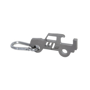 Portachiavi apribottiglie in acciaio inox MF