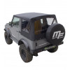 Black soft top for Suzuki Santana Samurai 4WD