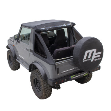 Soft-top MF Fastback nero cristalli oscurati 4X4 Suzuki Santana Samurai