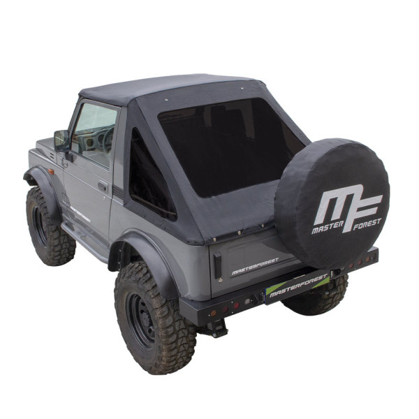 MF fastback black soft-top tinted windows Suzuki Santana Samura 4WD MF fastback black soft-top tinted windows Suzuki Santana Samura 4WD