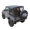 Bâche MF modular noire 4X4 Suzuki Santana Samurai + cache roue