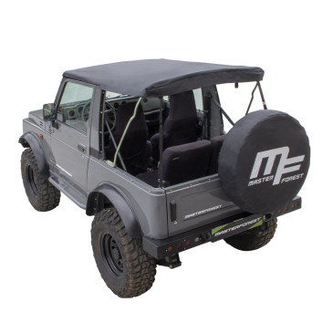 MF modular black soft-top tinted windows Suzuki Santana Samurai 4X4