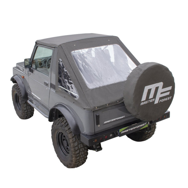 Military color fastback soft top for Suzuki Santana Samurai 4WD Military color fastback soft top for Suzuki Santana Samurai 4WD