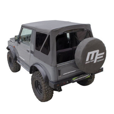 Soft-top MF Military cristalli oscurati 4X4 Suzuki Santana Samurai