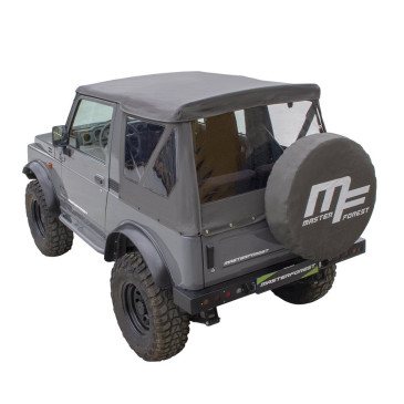 Lona MF modular estilo militar 4X4 Suzuki Santana Samurai + tampa da roda sobressalente