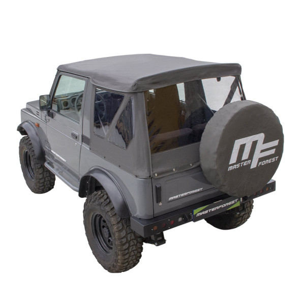 MF modular military color soft-top Suzuki Santana Samura 4X4 + spare wheel cover