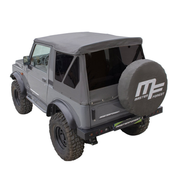 MF modular military color soft-top Suzuki Santana Samura 4X4 + spare wheel cover