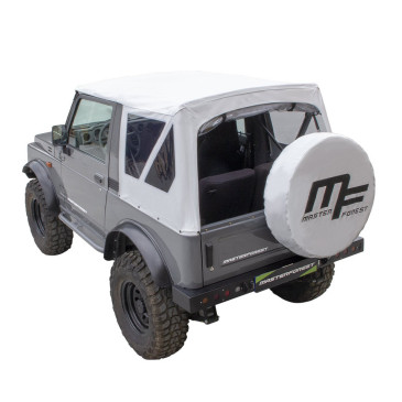 Soft-top MF bianco 4X4 Suzuki Santana Samurai