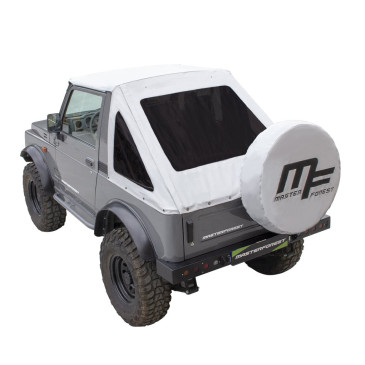King 4WD Soft Top With Tinted Windows For Suzuki Samurai (86-94) – Black Diamond, Four Season Series
