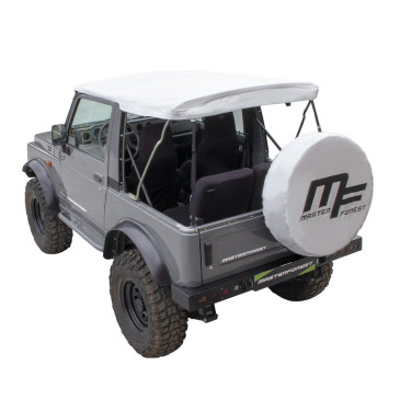 Soft-top MF modulare bianco cristalli oscurati 4X4 Suzuki Santana Samurai