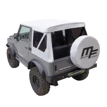 Capote MF modular blanche vitres teintées 4X4 Suzuki Santana Samurai