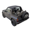 Black bikini soft top for Suzuki Santana Vitara 4WD