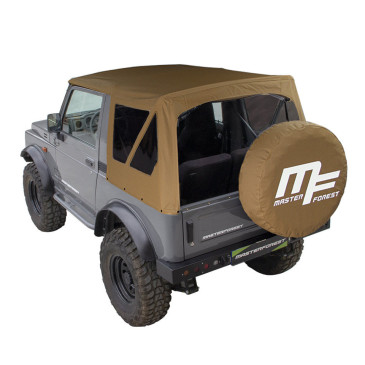 Capote MF marron vitres teintées 4X4 Suzuki Santana Samurai