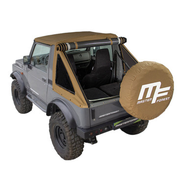 Capote MF Fastback marron vitres teintées 4X4 Suzuki Santana Samurai