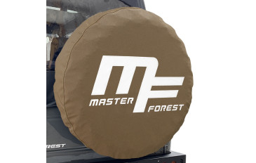 Brown color vinyl spare tire cover