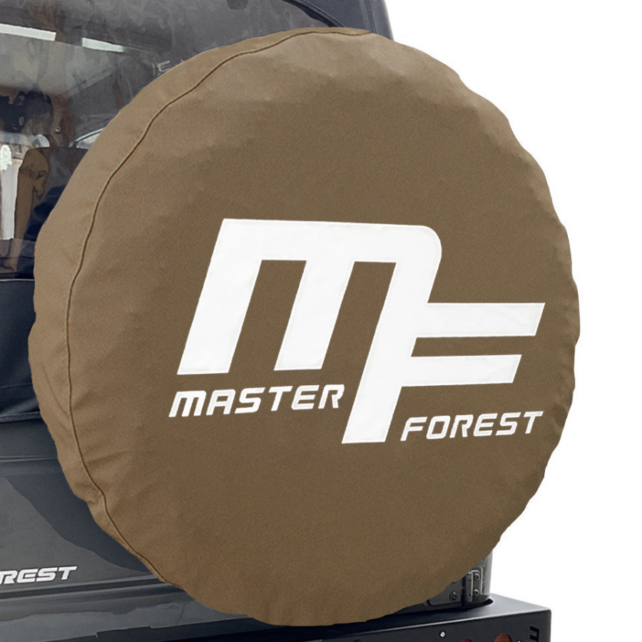 Brown color vinyl spare tire cover