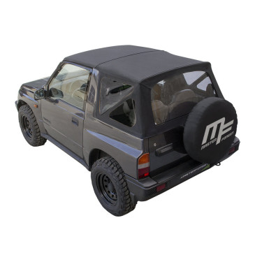 Black soft top for Suzuki Santana Vitara MK1 4WD