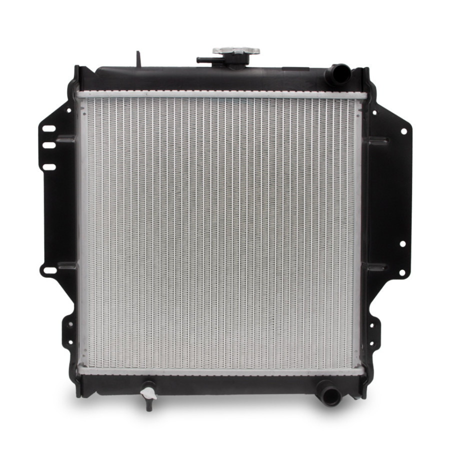 ALLOYWORKS 2-Row Aluminum Radiator – Suzuki Samurai SJ410/413 1981-1996, SPFTOP/HARDTOP, Downflow, Lifetime Warranty