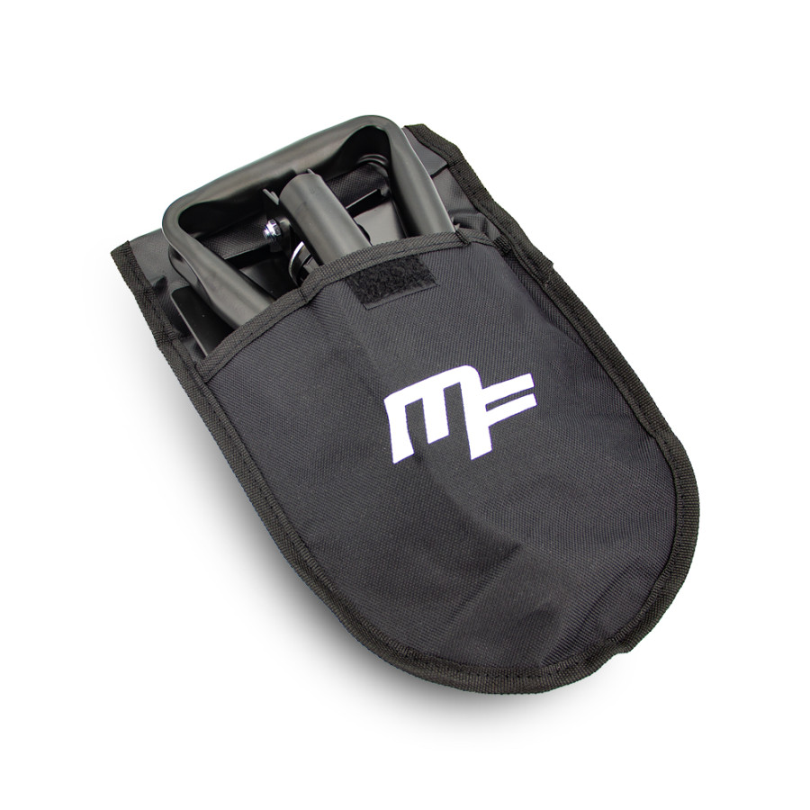 Pelle Pliante Magellan 3 En 1 – Avec Pic, Scie Et étui, Mini, Acier, Noire, Neuve