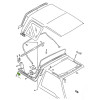 Fijación inferior de perfil de junta de techo de lona Vitara MK2