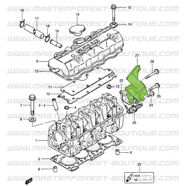 Ignition distributor casing for Suzuki Santana Samurai 410