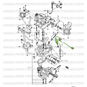 Elettrovalvola arresto carburante Suzuki Santana Samurai 413