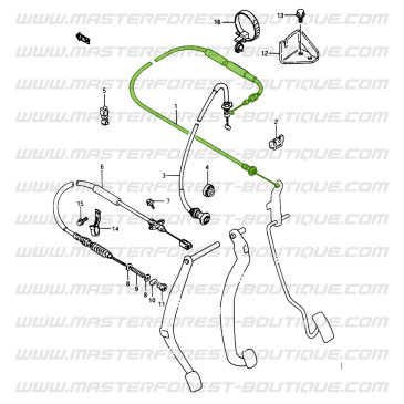Cable de acelerador Suzuki Santana 413