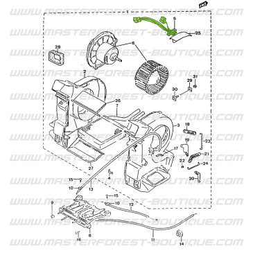 Heater resistor, Suzuki Santana Samurai
