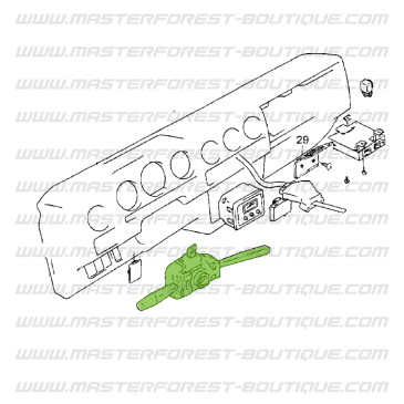 Palanca de control luz de cruce para Suzuki Santana Samurai posterior a 1998