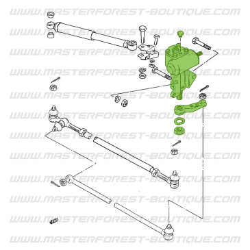 Scatola di sterzo Suzuki Santana 410 413
