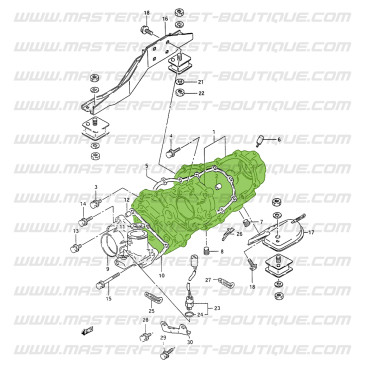 Carter pour boite de transfert Suzuki Santana Samurai