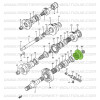 Flangia di uscita posteriore del transfer case di Suzuki e Santana Samurai