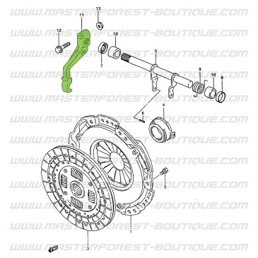 Clutch fork lever, Suzuki santana Samurai 410, 413