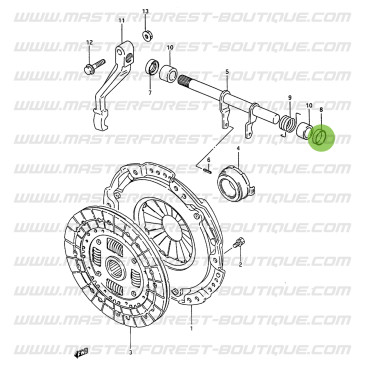 Obturador para garfo de embraiagem Suzuki Santana Samurai