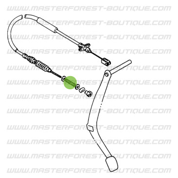 Muelle de cable de embrague Suzuki Santana Samurai
