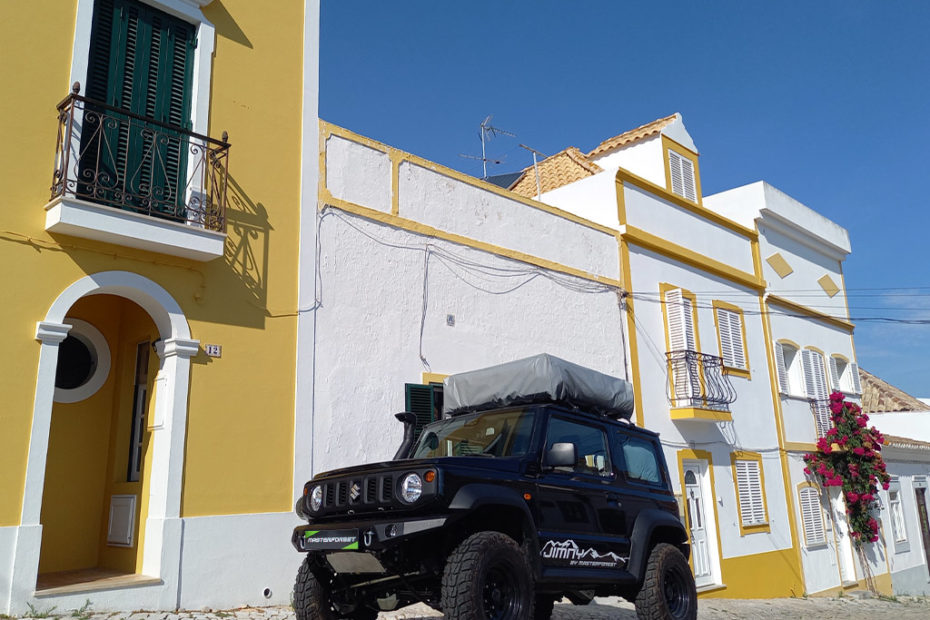 Suzuki Jimny Masterforest 4x4 viagem rodoviária: Espanha e Portugal, entre terra, mar e estrada